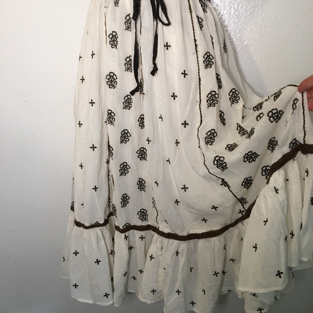 ANTHROPOLOGY LITHE Boho halter dress - Picture 4 of 16